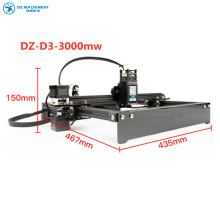 DZ-D3 3000mw laser engraving machine small acrylic laser marking machine wood carving machine